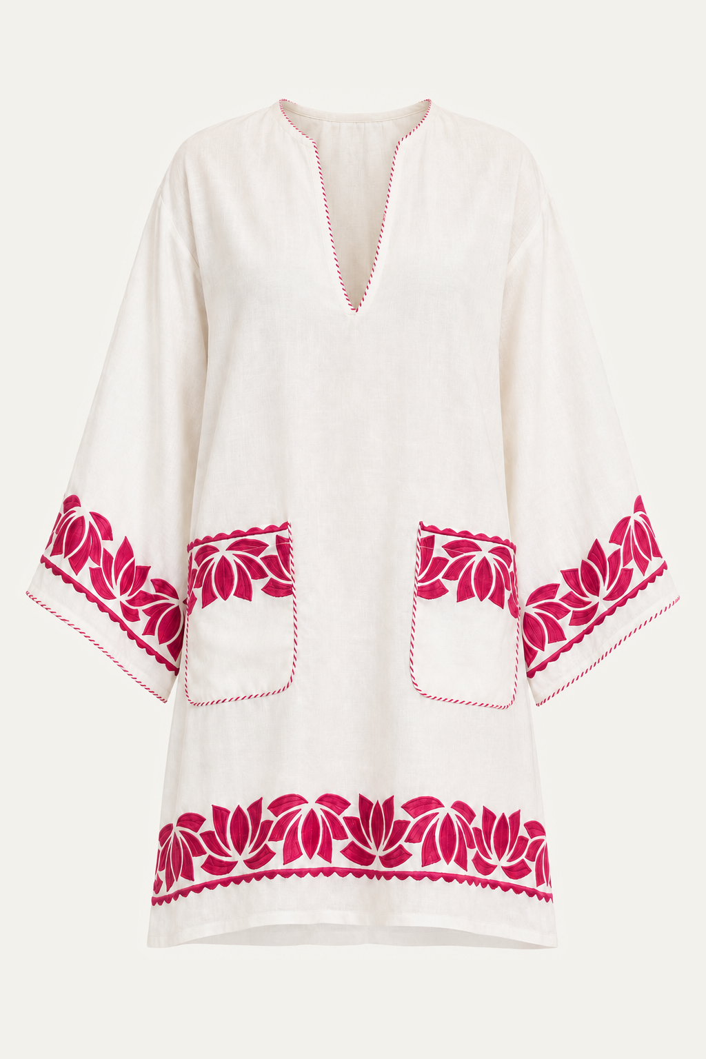 Lotus Mini Dress Pink