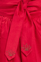 Taft Maxi Red Skirt