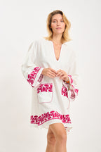 Lotus Mini Dress Pink