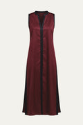 Agadir Burgundy Maxi Dress