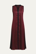 Agadir Burgundy Maxi Dress