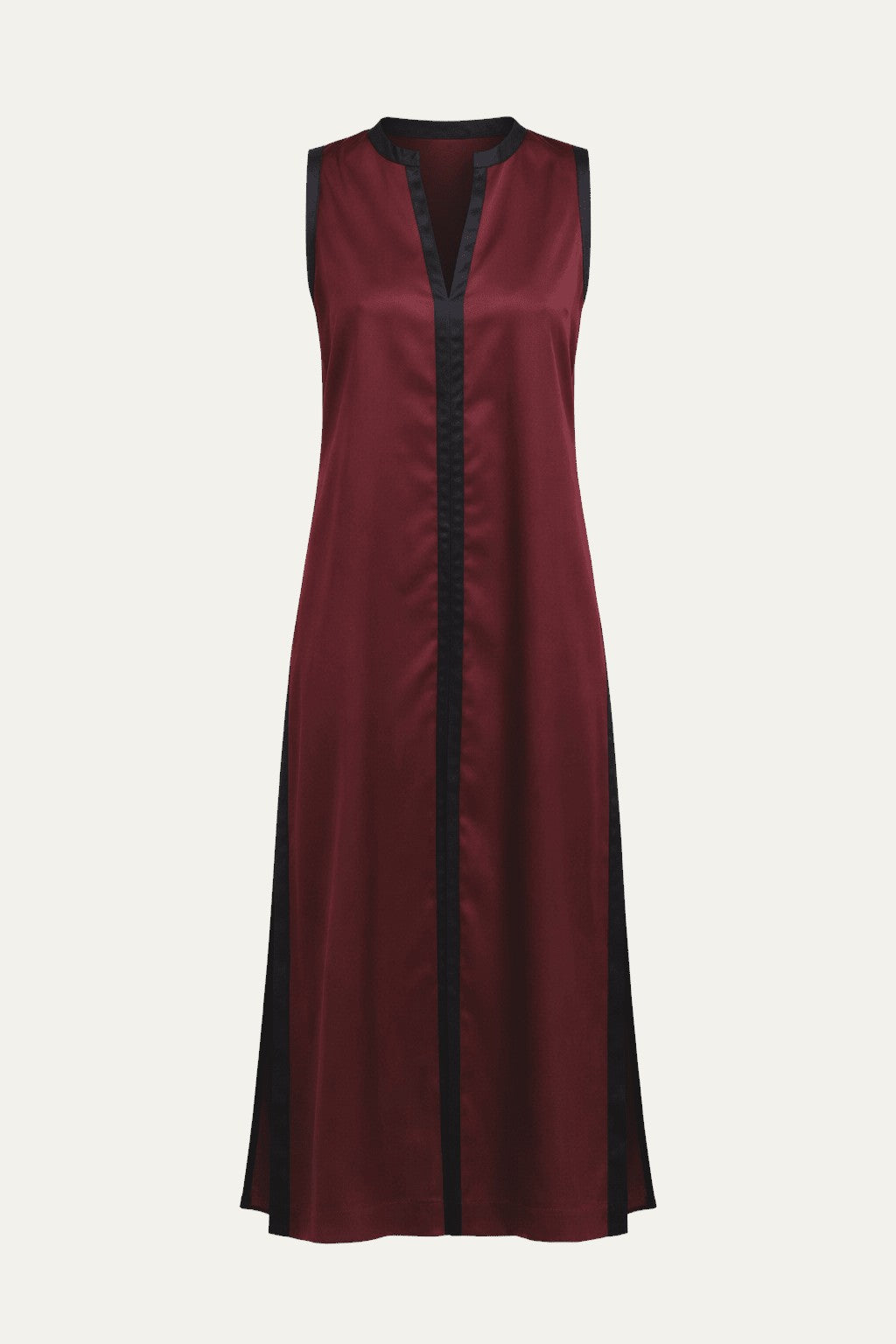 Agadir Burgundy Maxi Dress