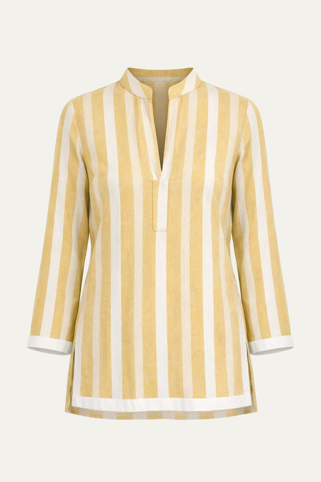 Blue Moon Beige Stripes Shirt