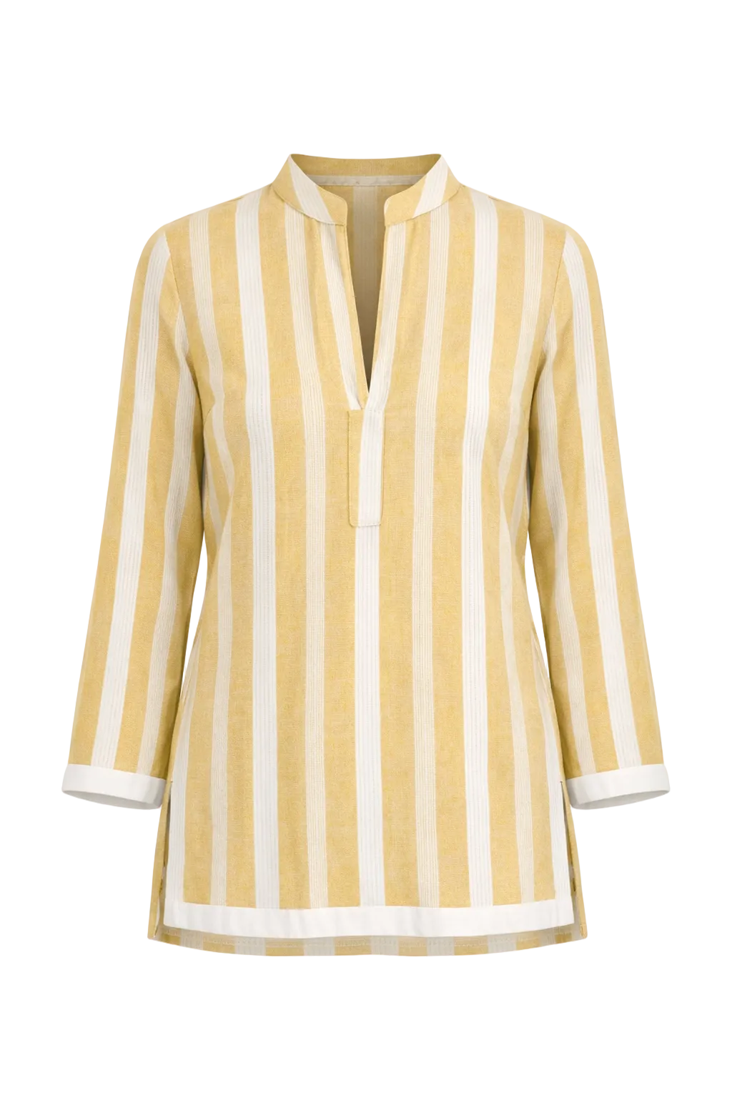 Blue Moon Beige Stripes Shirt
