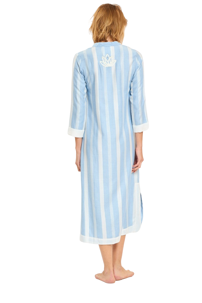 Blue Moon Blue Stripes Maxi Dress