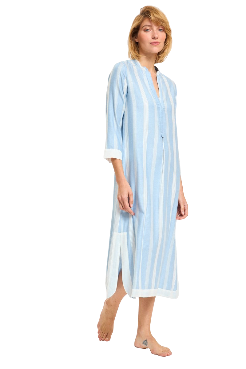 Blue Moon Blue Stripes Maxi Dress