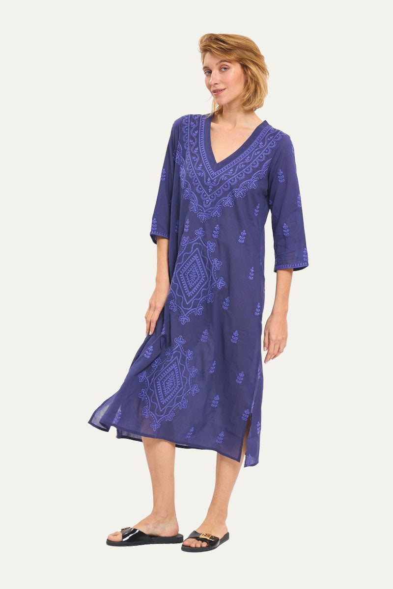 Byron Maxi Kaftan Blue