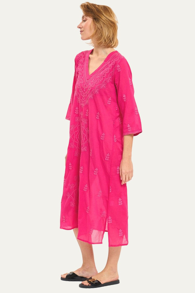 Byron Maxi Kaftan Pink