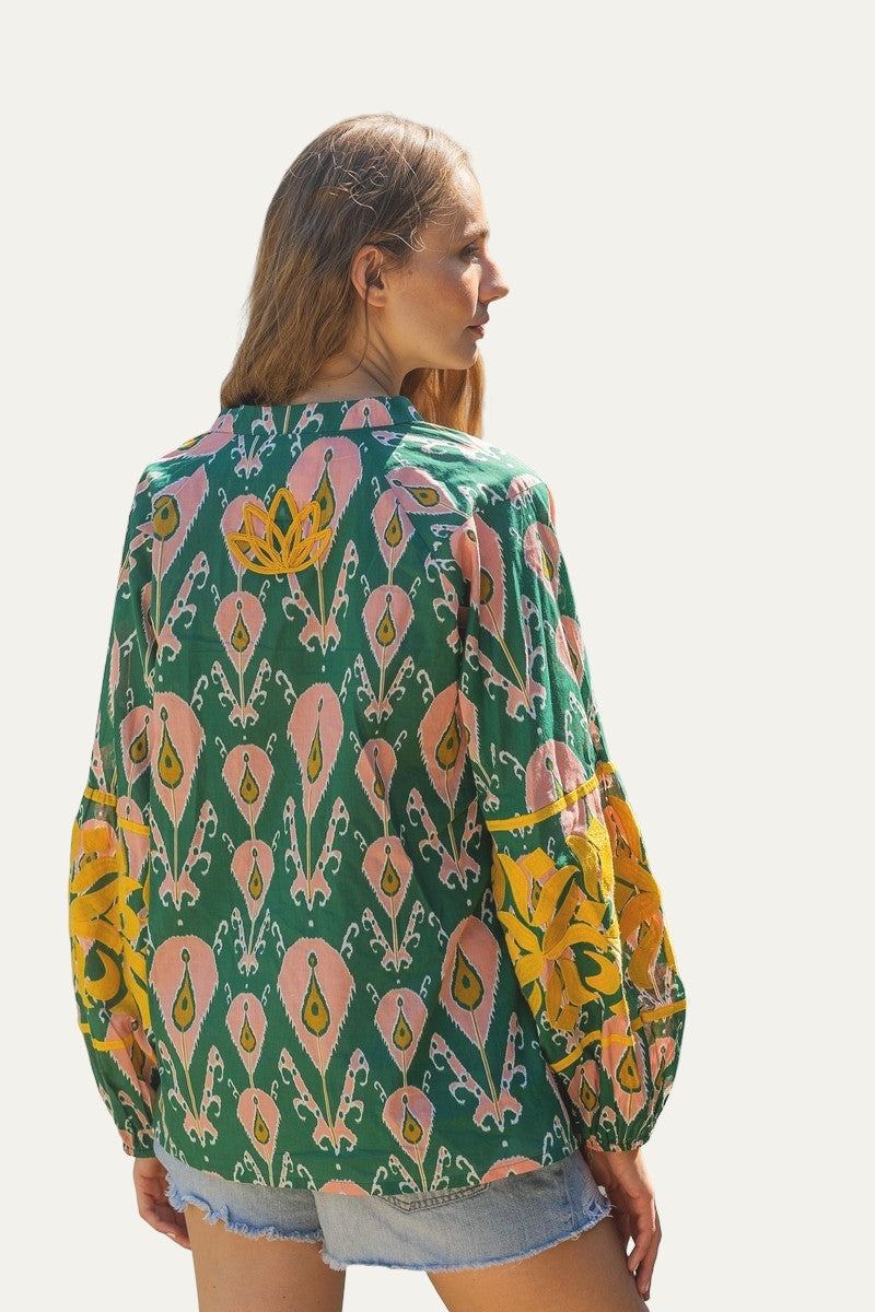 Ecuador Green Blouse