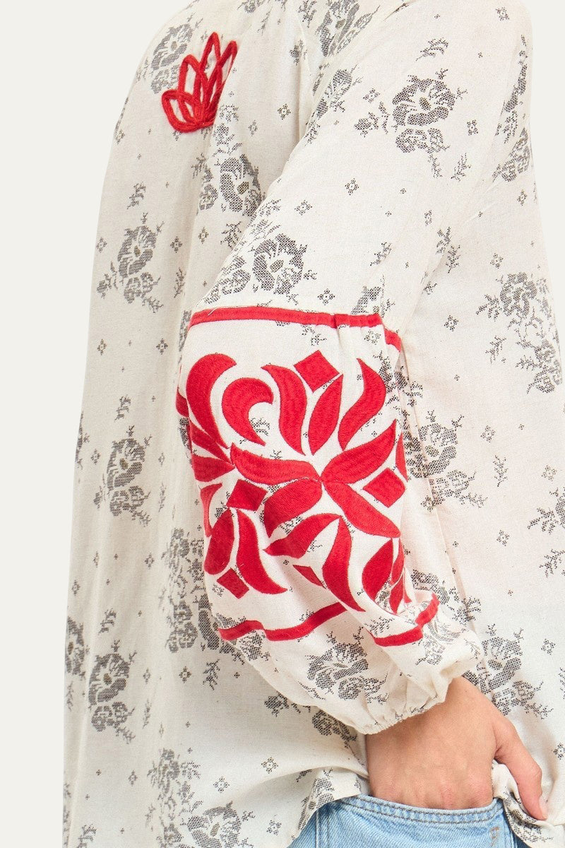 Ecuador White Blouse