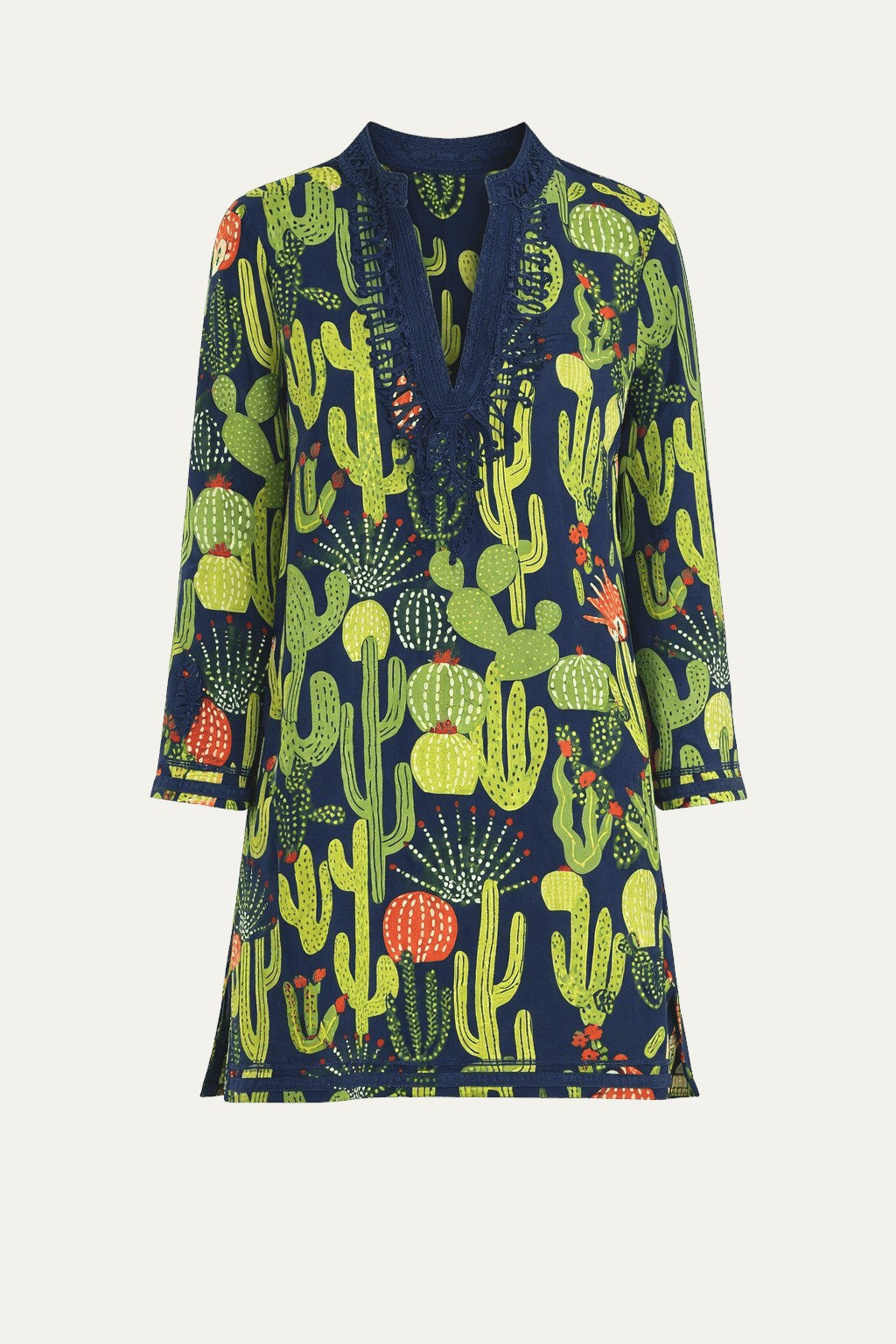 India Mini Cactus Print