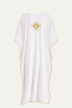 Kashmir Cotton Butterfly Kaftan Gold