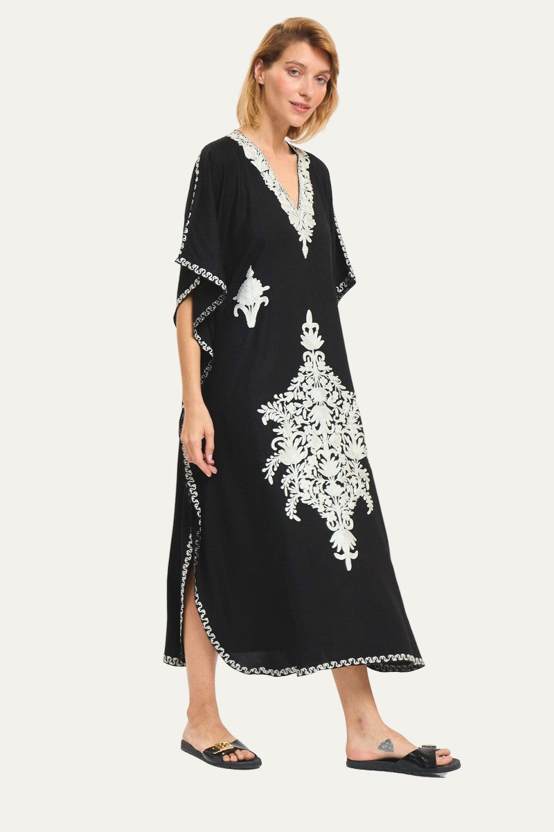 Kashmir Cotton Butterfly Kaftan