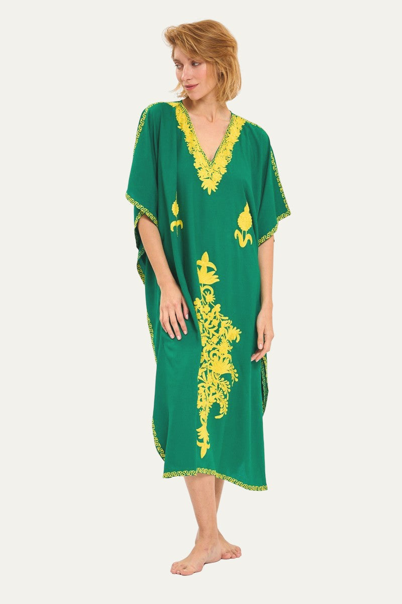 Kashmir Cotton Butterfly Kaftan