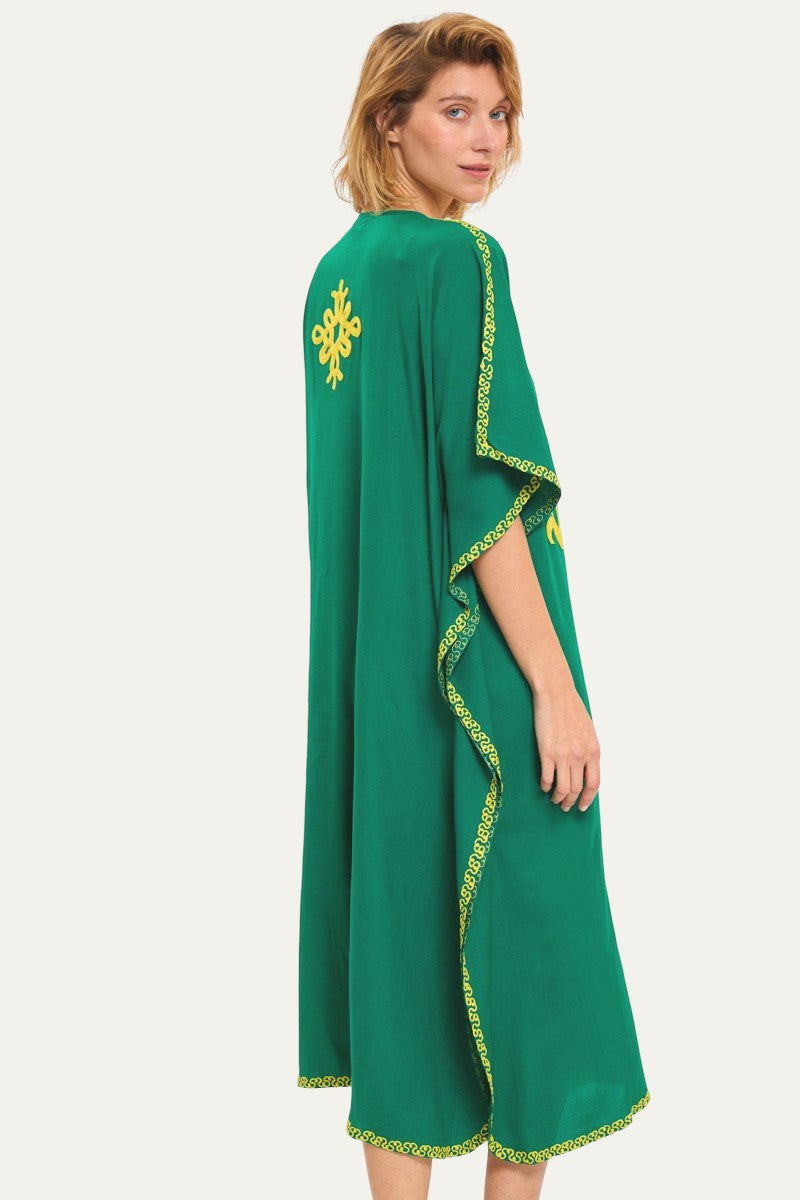Kashmir Cotton Butterfly Kaftan
