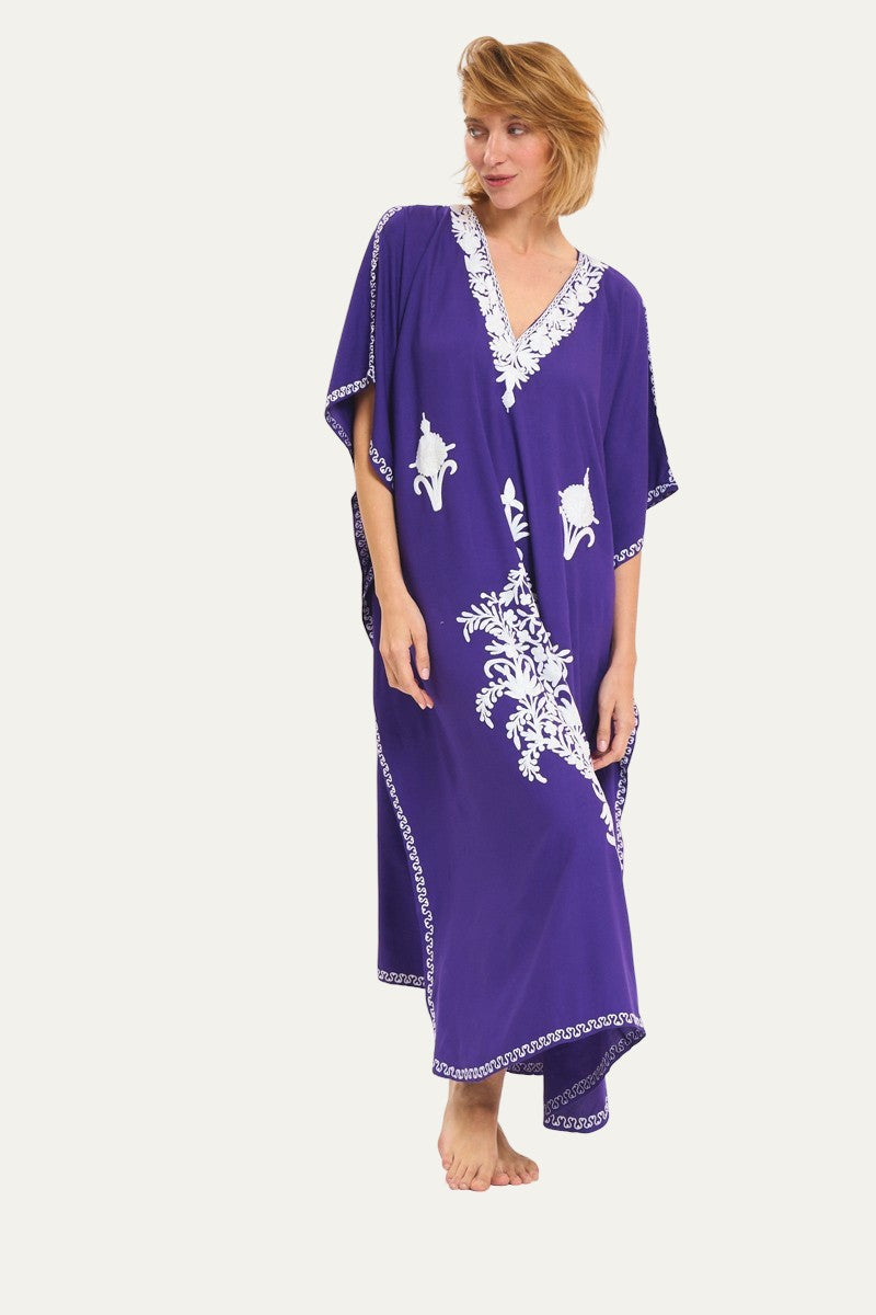 Kashmir Cotton Butterfly Kaftan