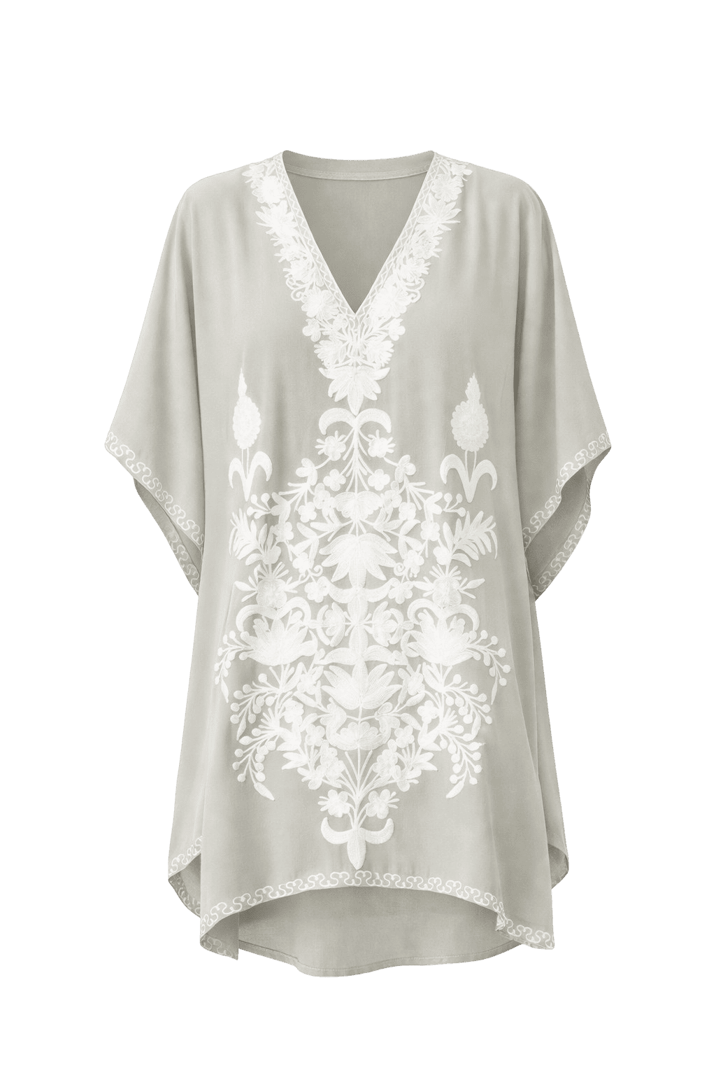 Kashmir Cotton Tunic Gray