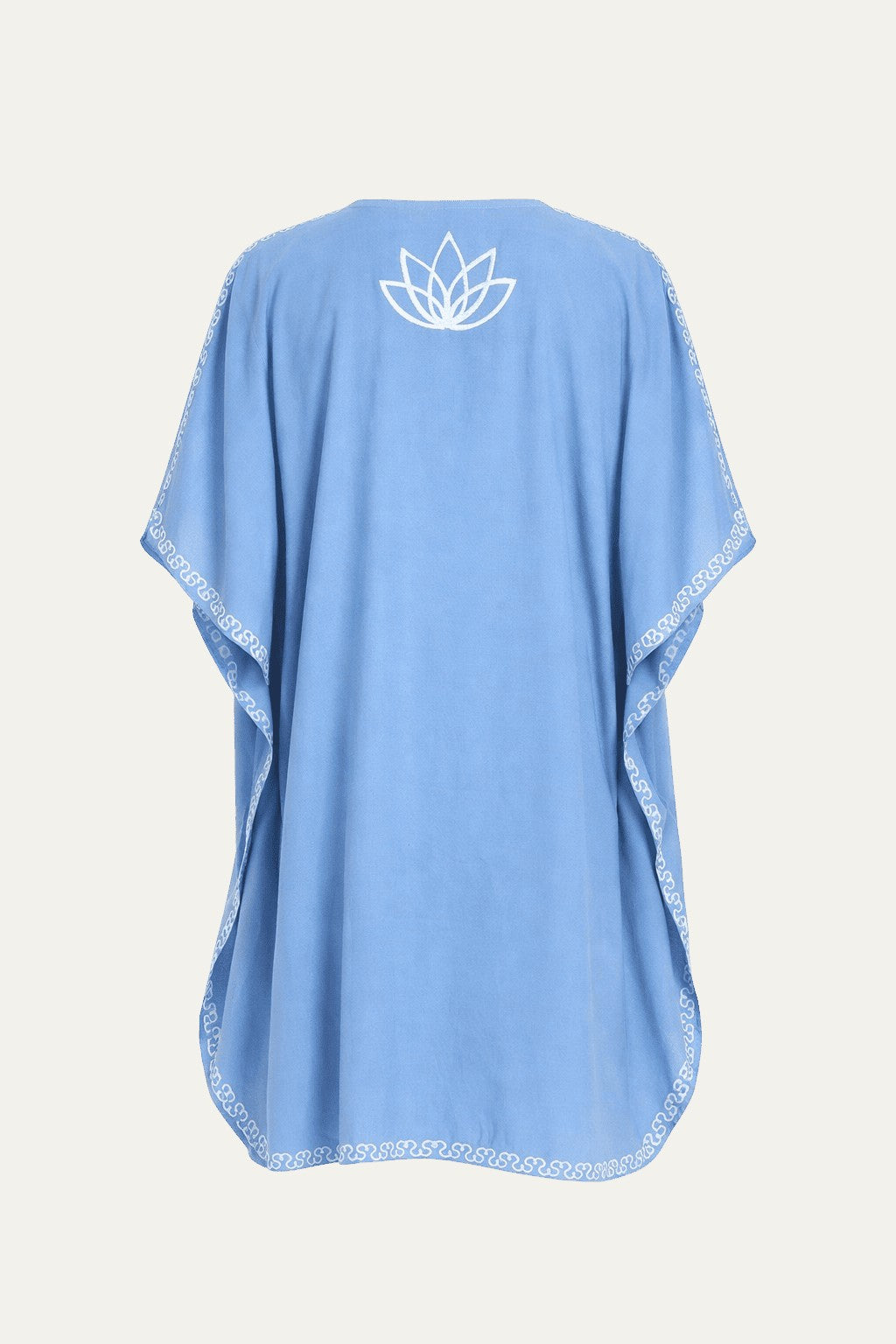 Kashmir Cotton Tunic Light Blue