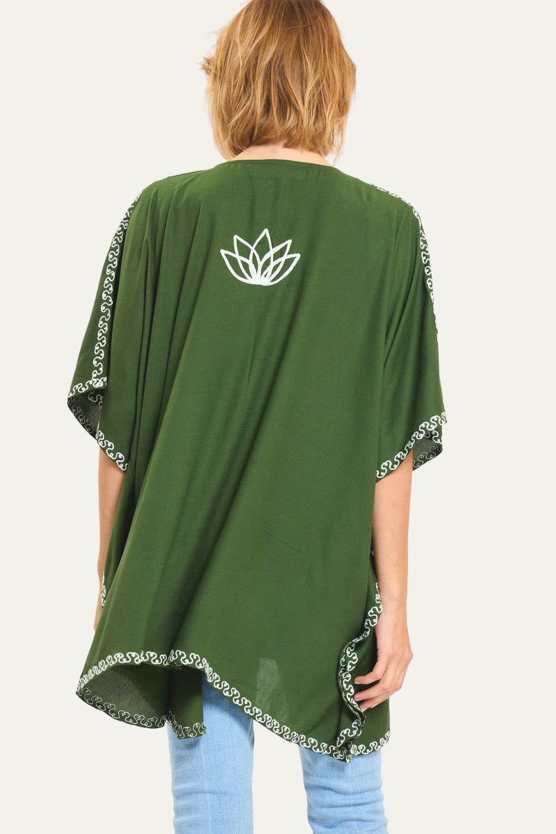 Kashmir Cotton Tunic Olive