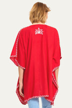Kashmir Cotton Tunic Red
