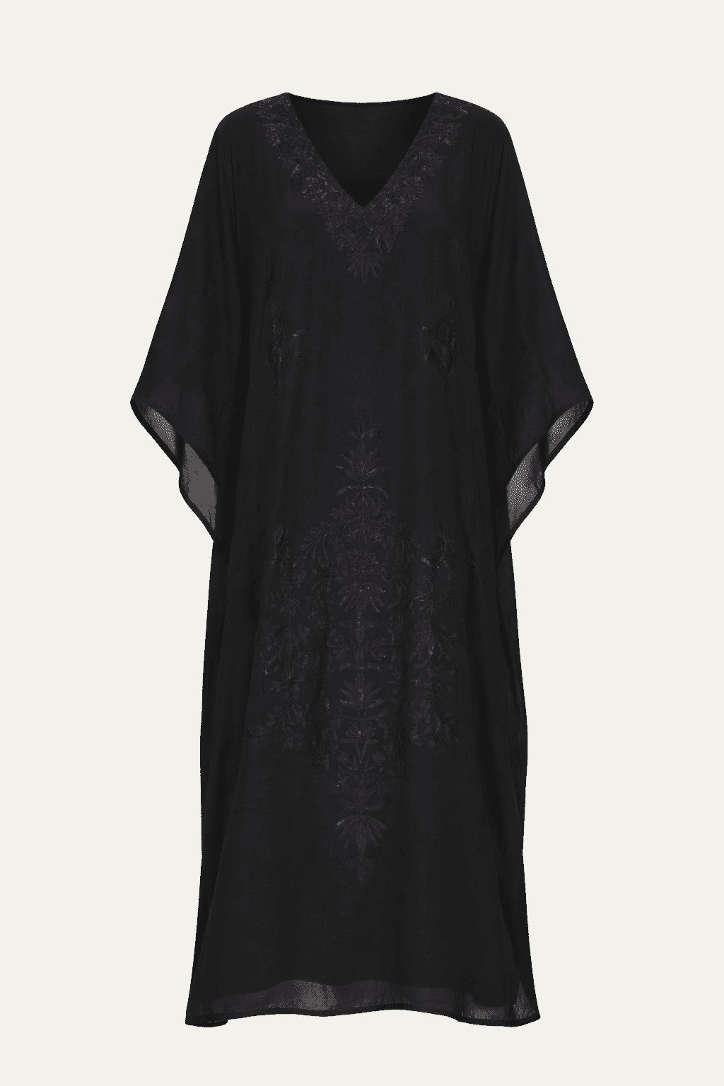 Kashmir Silk Butterfly Kaftan