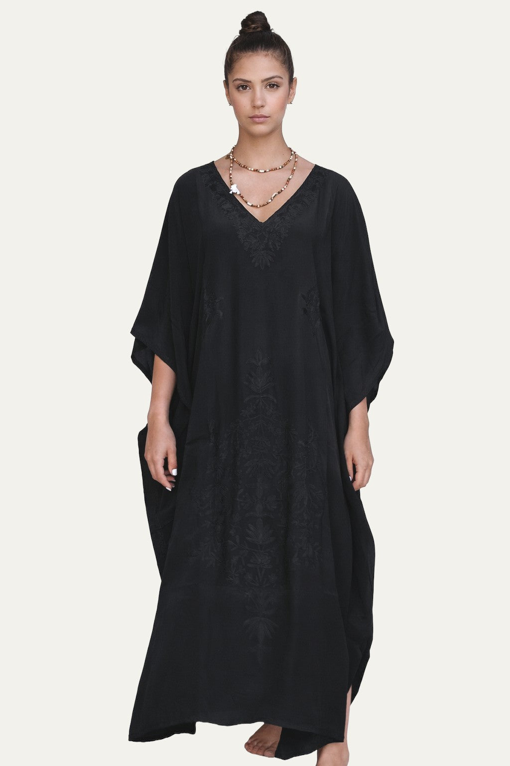 Kashmir Silk Butterfly Kaftan