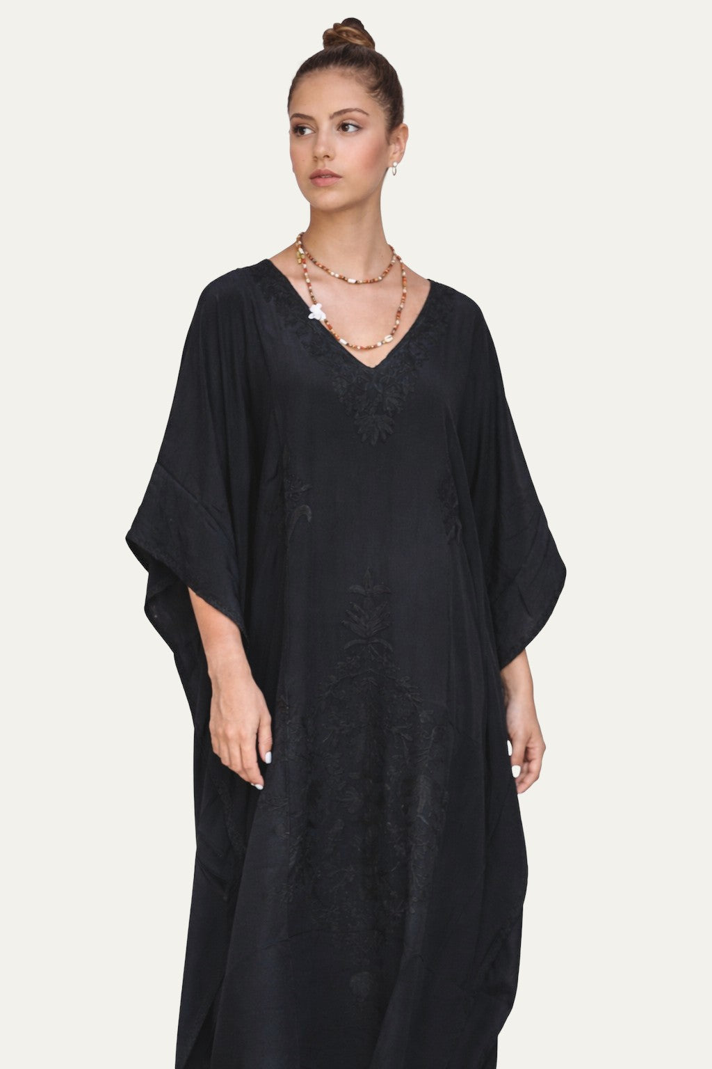 Kashmir Silk Butterfly Kaftan