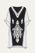 Kashmir Silk Butterfly Kaftan