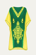 Kashmir Silk Butterfly Kaftan