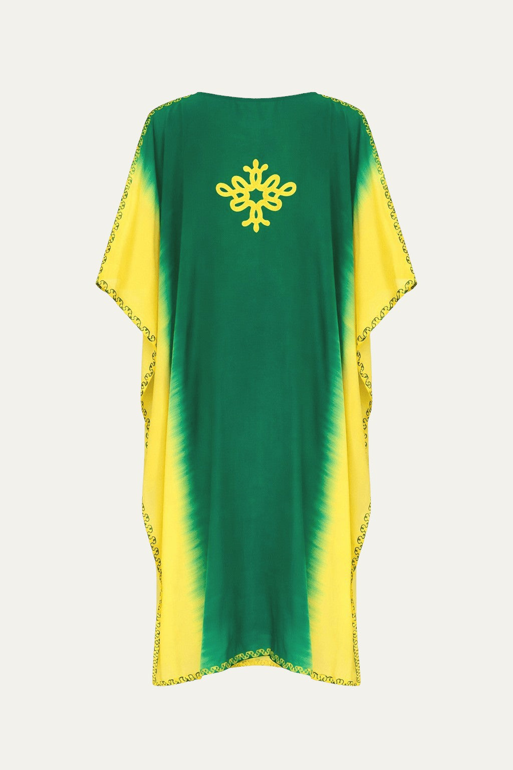 Kashmir Silk Butterfly Kaftan