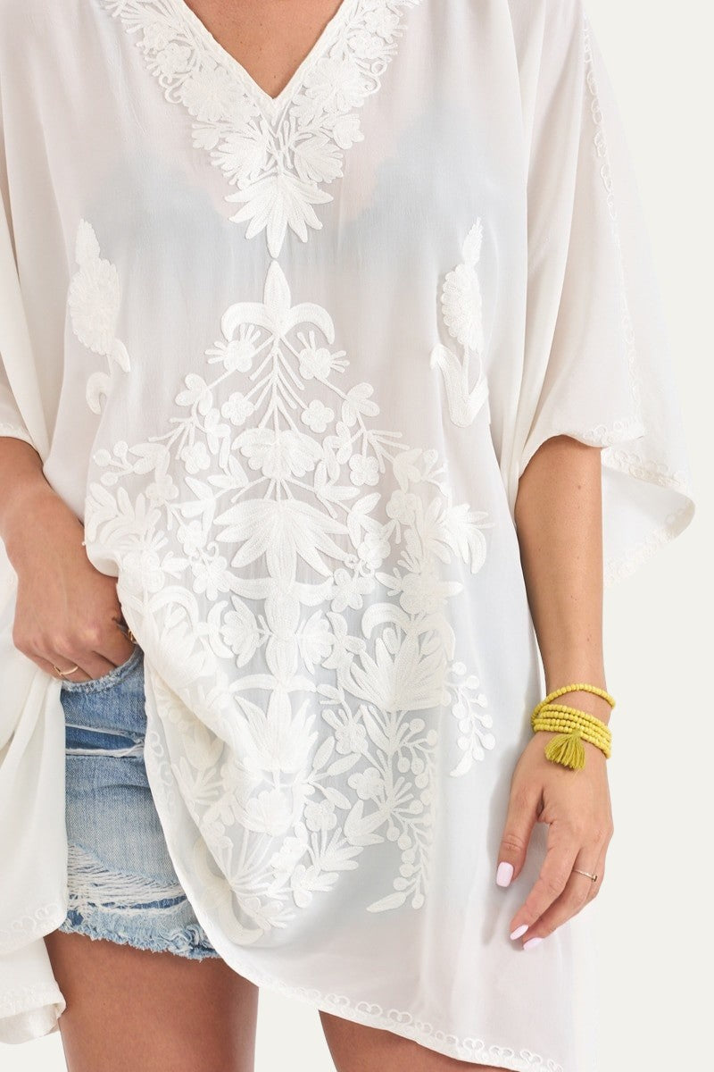 Kashmir Silk Butterfly Tunic