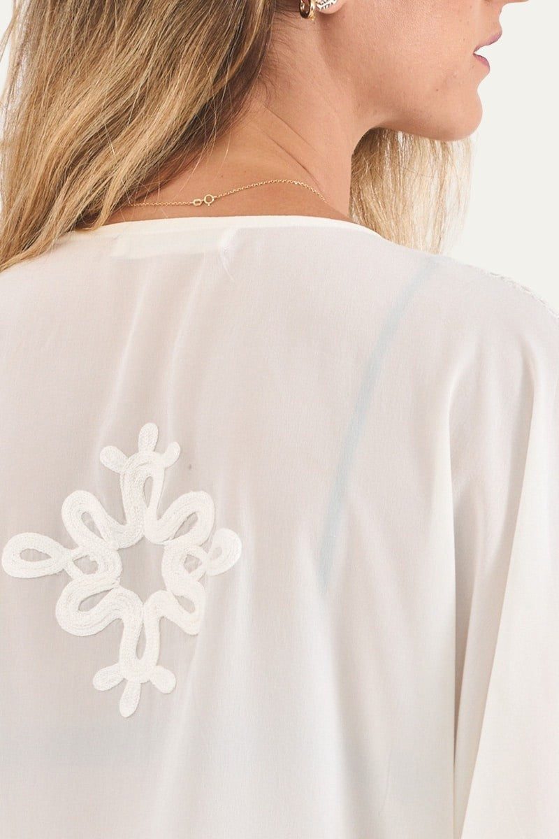 Kashmir Silk Butterfly Tunic