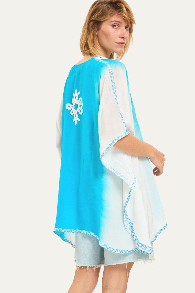 Kashmir Silk Butterfly Tunic