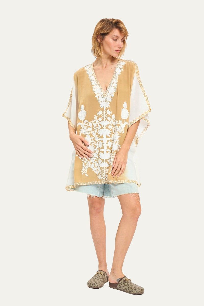 Kashmir Silk Butterfly Tunic