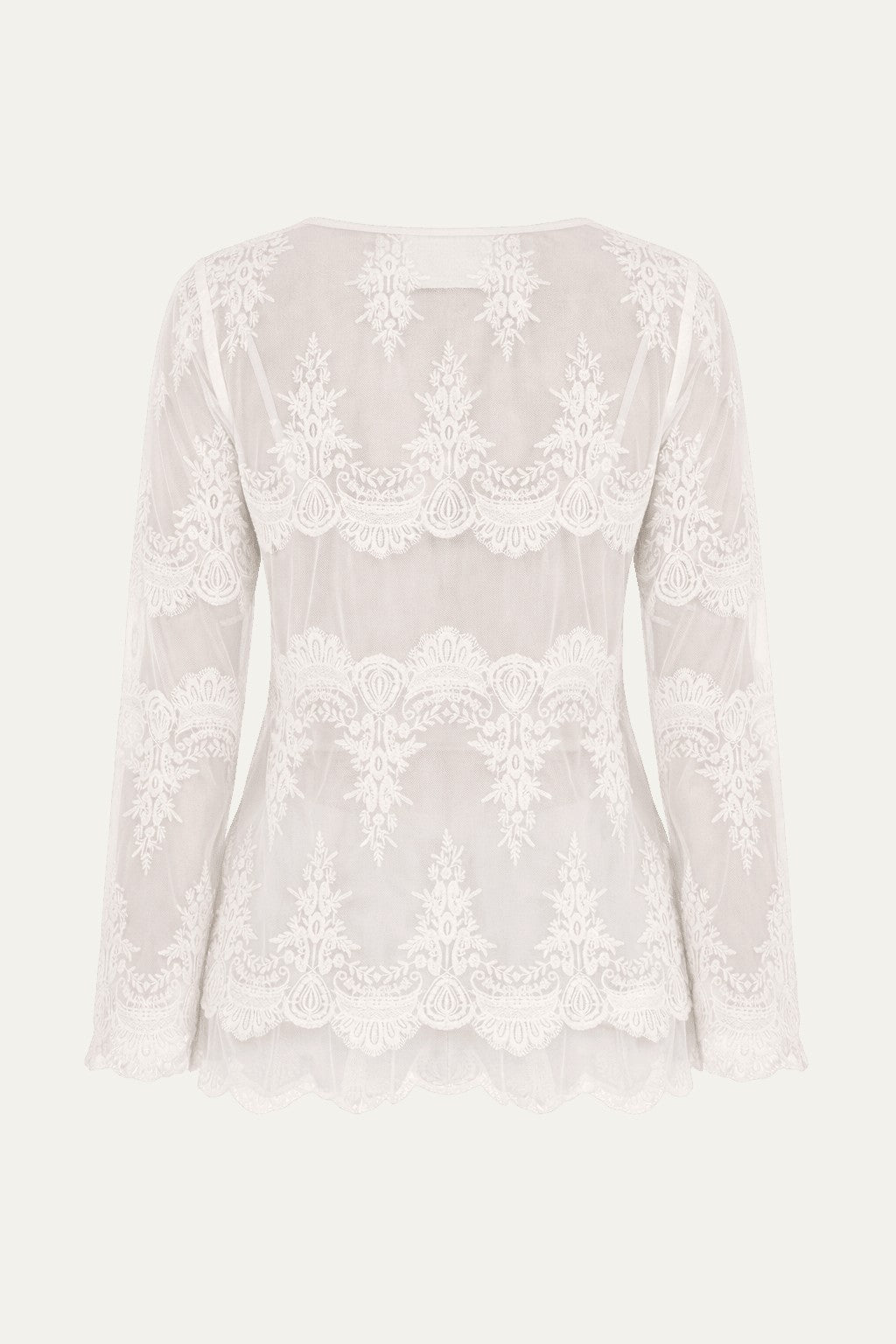 Lace Shirt White