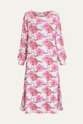 Margarita Pink Floral Print Dress