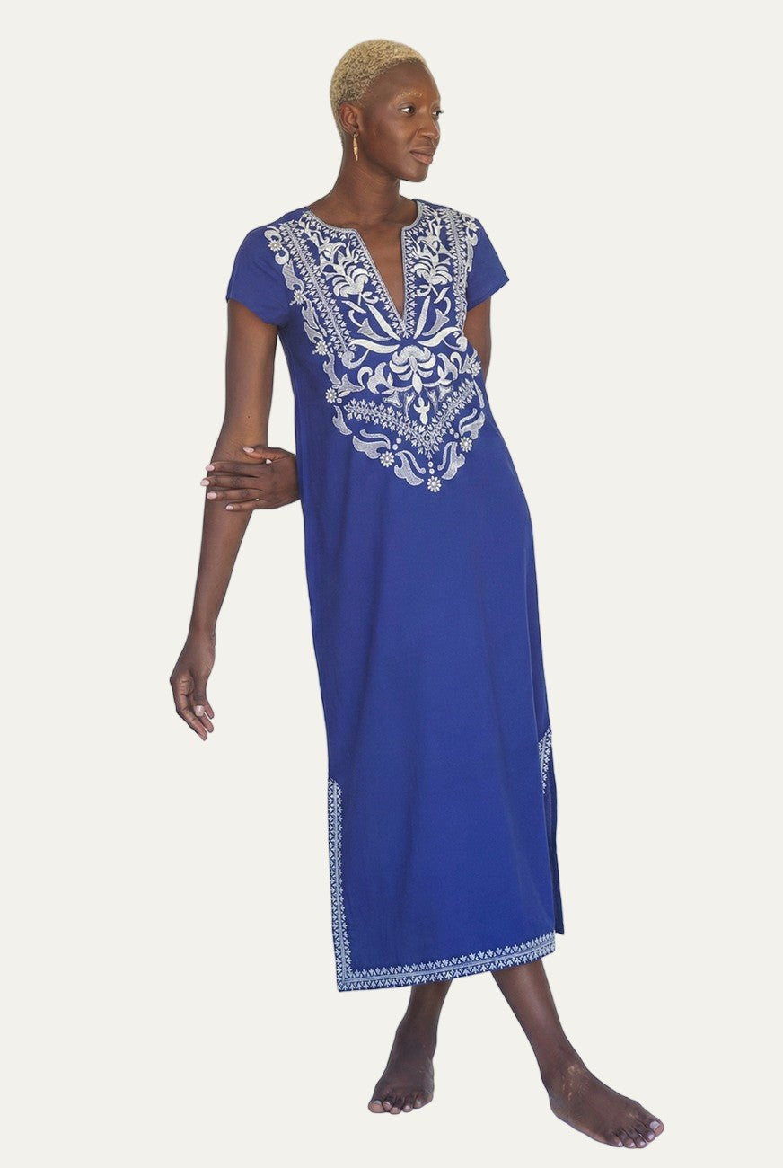 Moro Maxi Blue Caftan