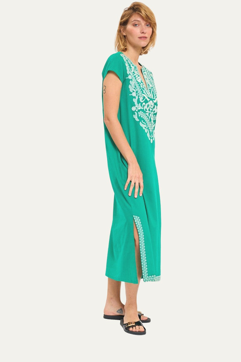 Moro Maxi Green Caftan
