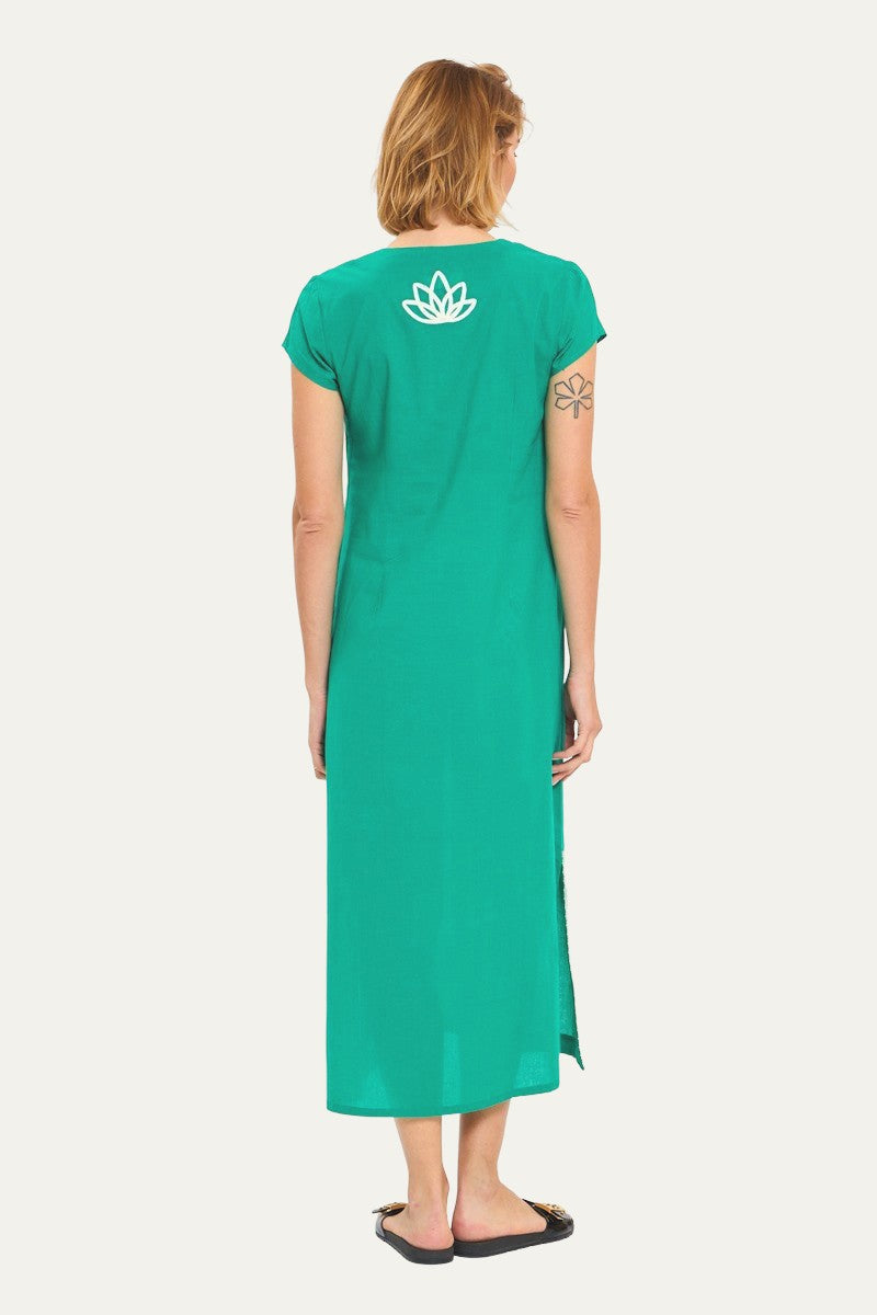 Moro Maxi Green Caftan