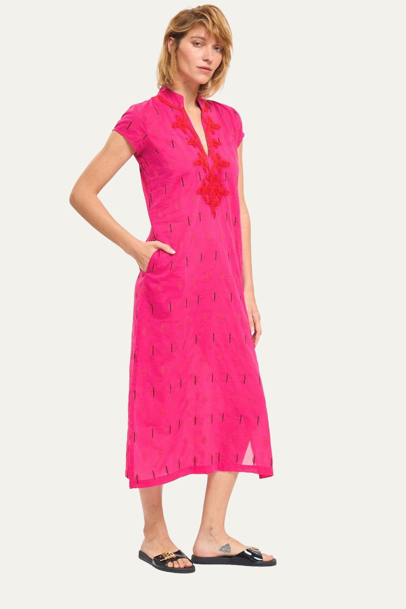 New York Maxi Boho Pink