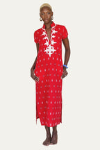 New York Maxi Dress Boho Red