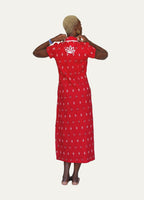 New York Maxi Dress Boho Red