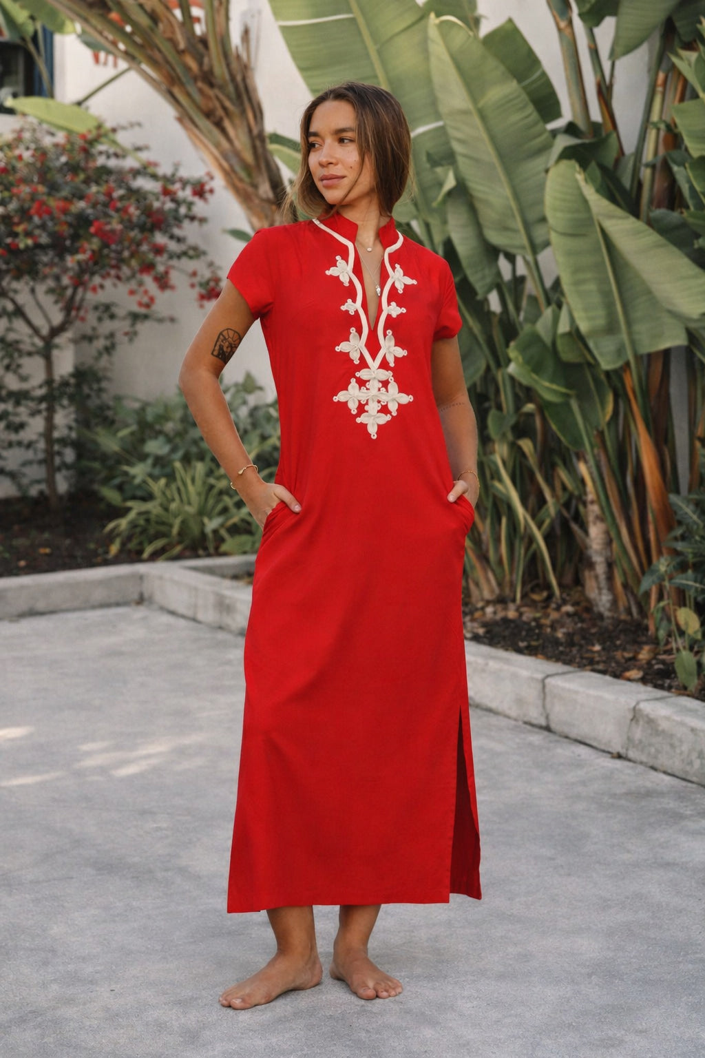 red kaftan maxi dress Red Kaftan Dress for women by Nuichan. Buy Caftans Online. M to XXL