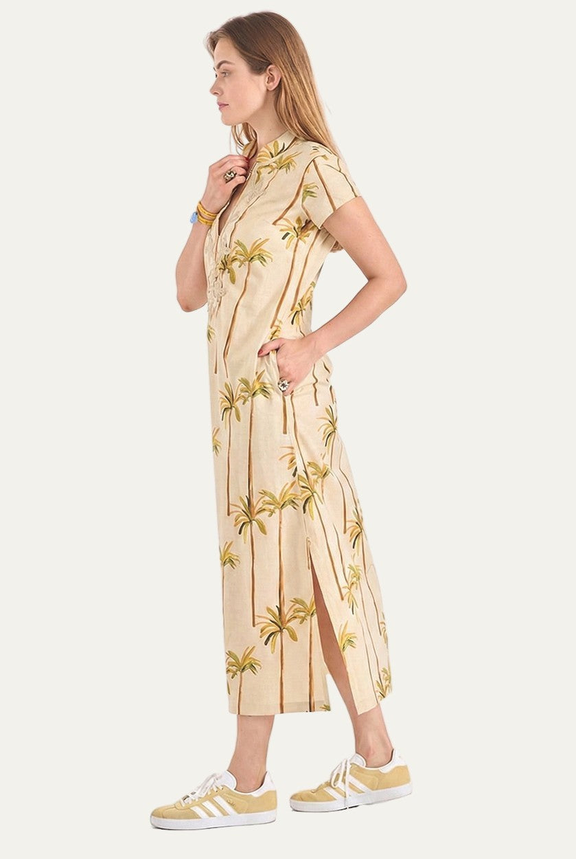 New York Maxi Tropical Print