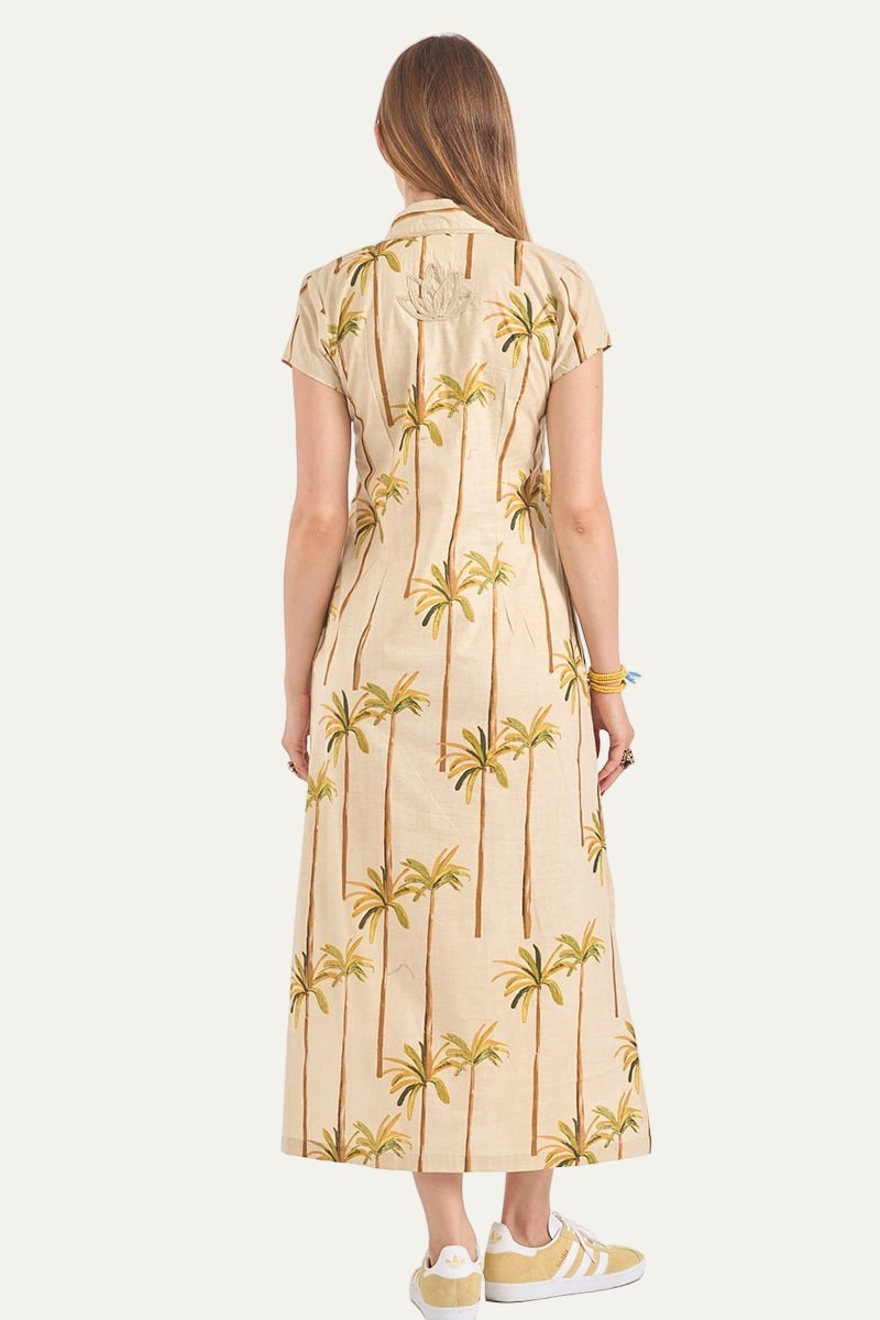 New York Maxi Tropical Print