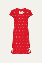 New York Mini Dress Boho Red