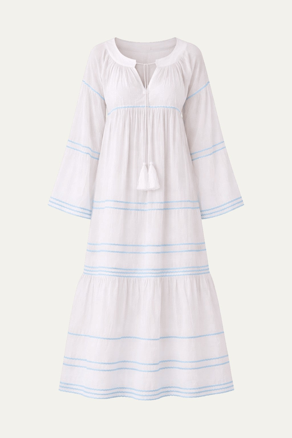 Pina Colada Maxi Dress in White