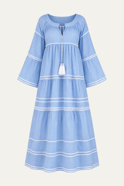 tourista maxi dress blue Tourista Maxi Dress Blue