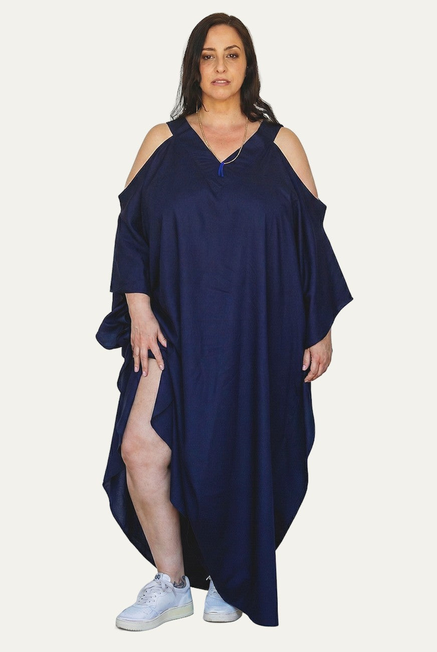 Queen Size Blue Dress