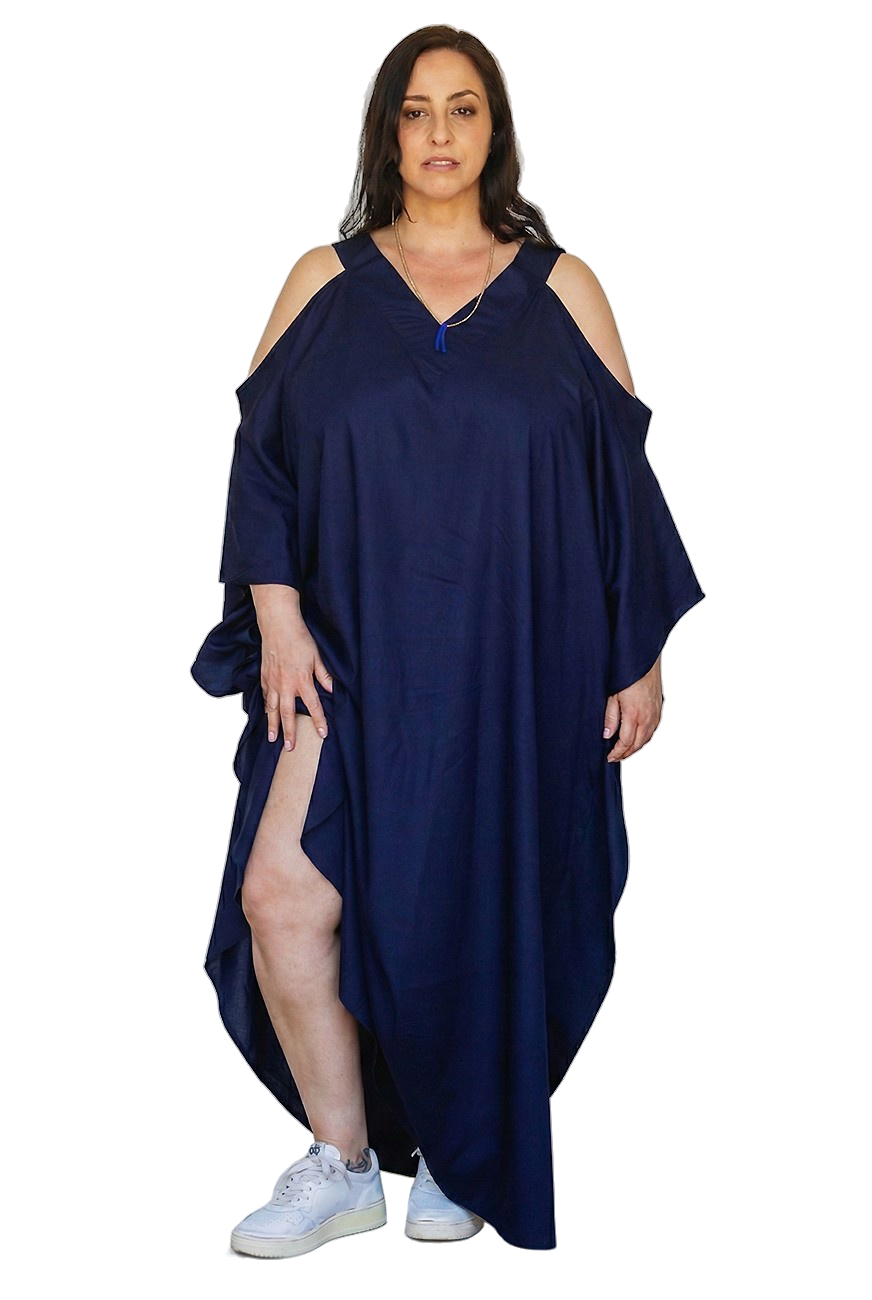 Queen Size Blue Dress